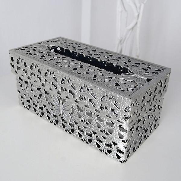  퀸즈 엔틱 티슈케이스(주석)