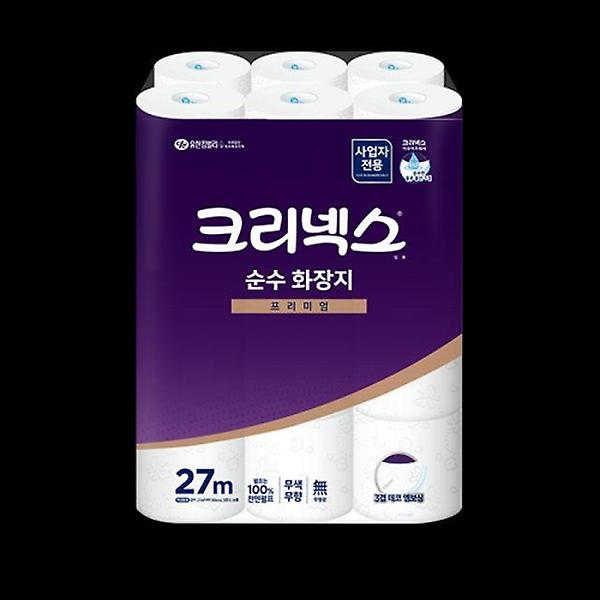  유한킴벌리 크리넥스순수3겹 화장지 27MX24롤
