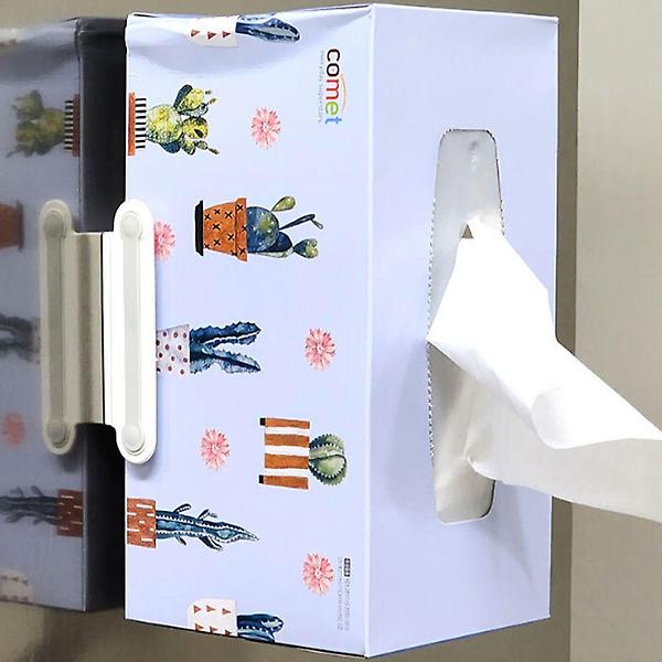  가로 벽걸이 티슈홀더 자석 고정식 각티슈거치대