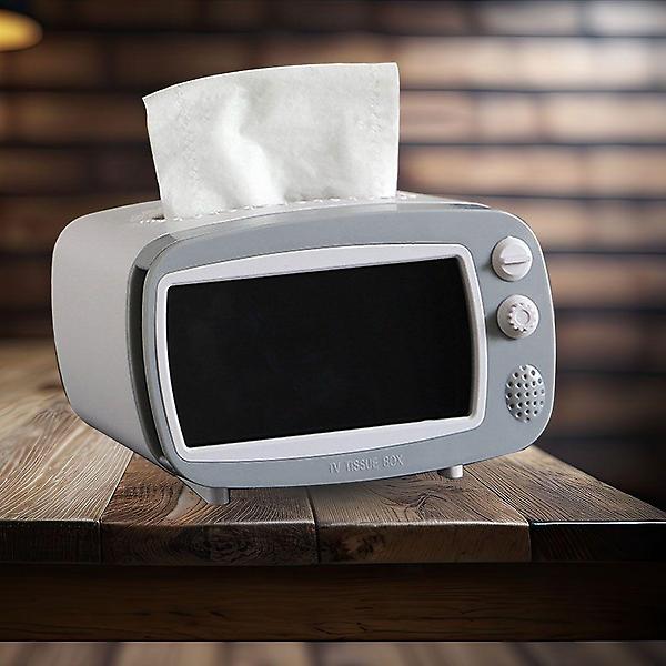  핸드폰거치대 겸용 티슈케이스 TV박스/휴지 티슈커버