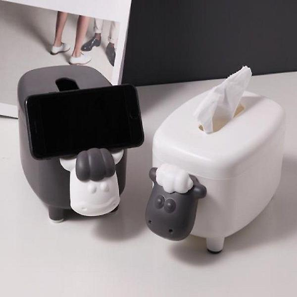  귀여운 양 티슈 커버 케이스