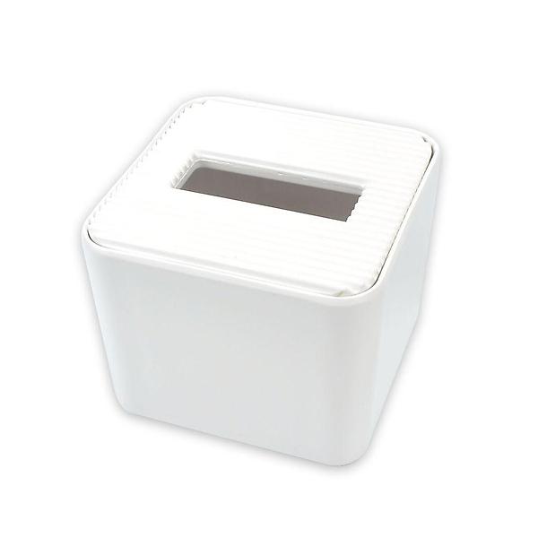  심플 멜라민재질 냅킨케이스 미색(뚜껑+하부)