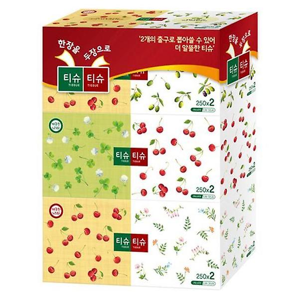  깨끗한나라 티슈티슈(250매 3개입 각티슈)