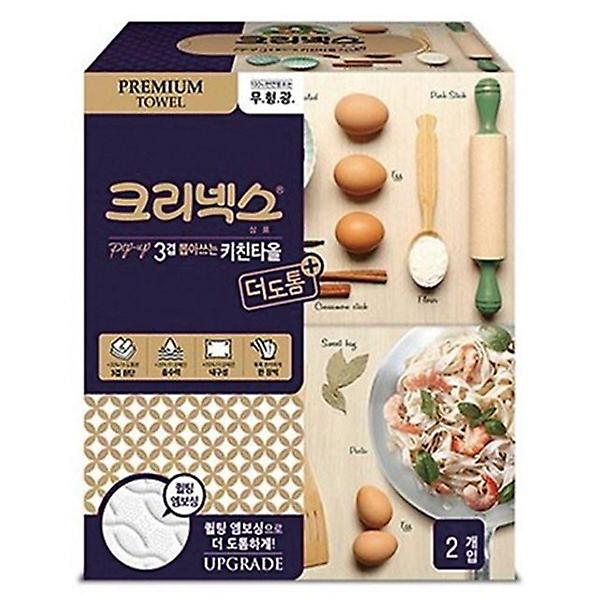  크리넥스 3겹 뽑아쓰는 키친타올 140매X2개팩