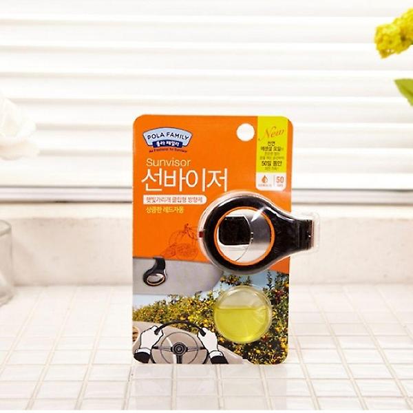  불스원 차량 실내 선바이저 클립형 방향제 레드자몽