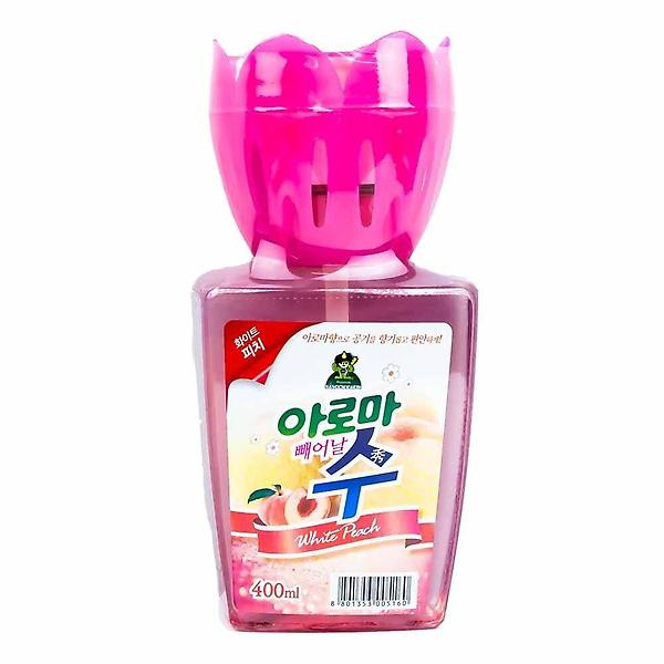  아로마 수 화이트 피치 탈취제 400ml 화장실 거실 안