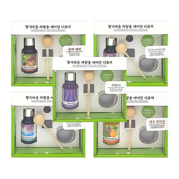  향기마을 차량용 에어컨 디퓨저 라벤더 17ml