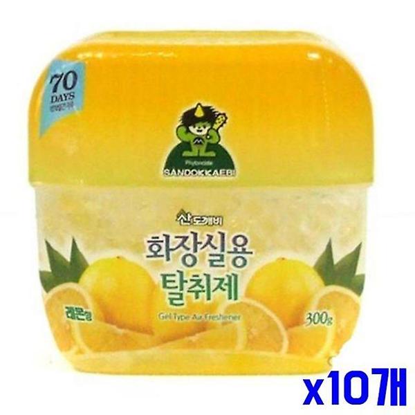  화장실용 탈취제 레몬향 300g x10개