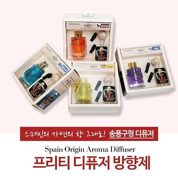  차량용 디퓨저 방향제 30ml/송풍구형 6가지향