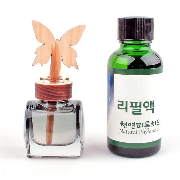  편백나무 차량용방향제 카나비 본품과리필 정유 오일