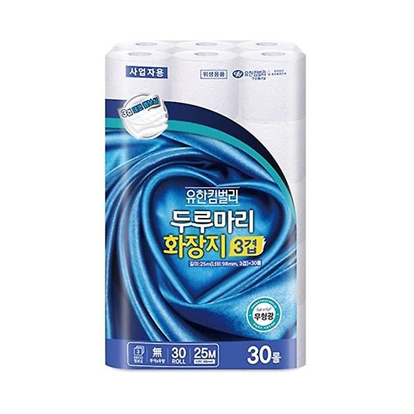  무형광 3겹 두루마리화장지 25mX30롤