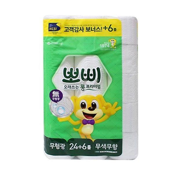  도톰 무색무향 2겹 프리미엄 화장지 30롤
