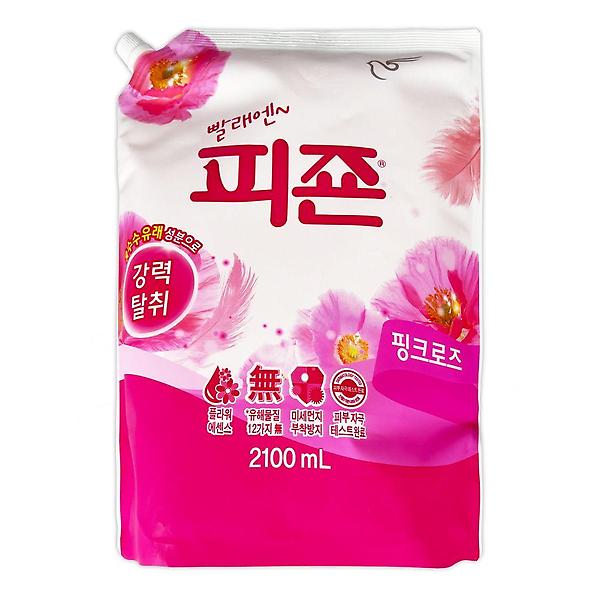  피죤 섬유유연제 핑크로즈 리필용 2100ml - O