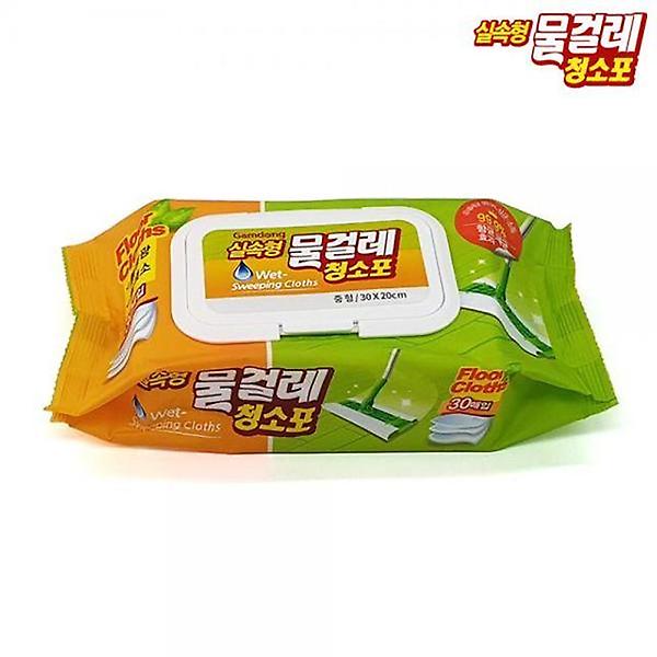  감동 실속형 중형 물걸레 청소포 캡형(30X20cm30매) 1