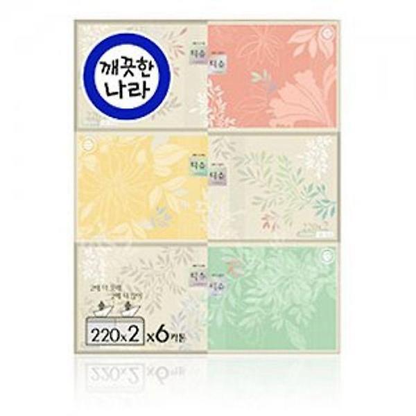  각 티슈 6p 화장지 사무실 회의실 화장실 휴지