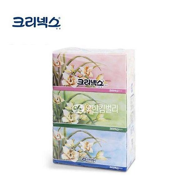  크리넥스 각 티슈 휴지 화장지 미용 티슈 280매X3개