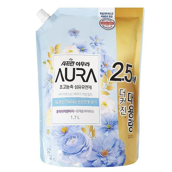  샤프란 아우라 초고농축 섬유유연제 홀리데이 1.7L