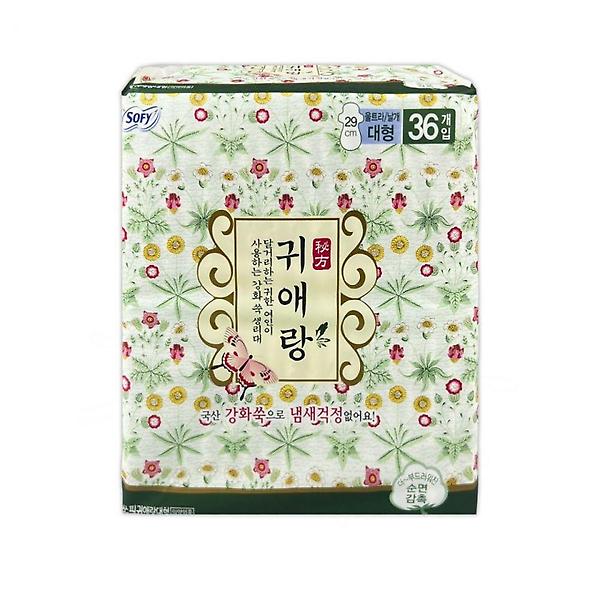  쏘피 귀애랑 생리대 대형 36P