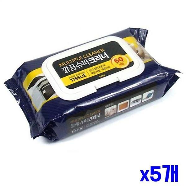  캡형 엠보싱 크리너 청소포 x5개