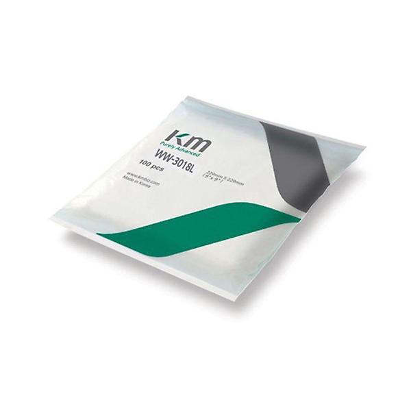  3018L 100매 KM 폴리에스터 와이퍼 저중량 46x46cm