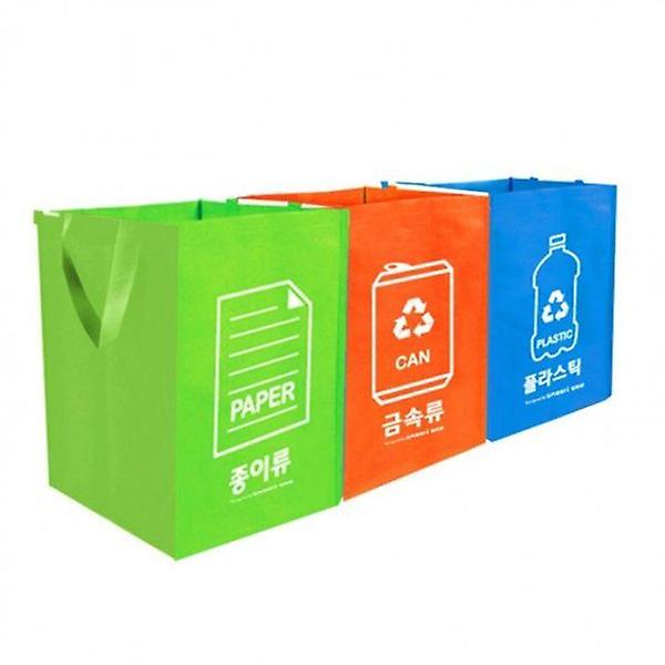  재활용 분리수거함 찍찍이 이지앤472 받침판 3P셋