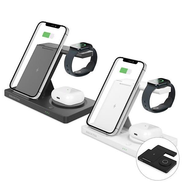  스마텍 3IN1 15W 고속 무선충전 거치대(애플워치/갤럭시워치) STQC-AG3