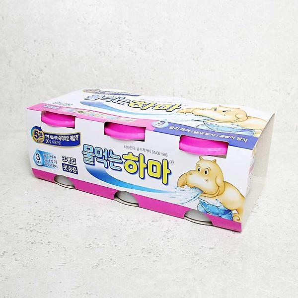  물먹는 하마 옷장용 3P