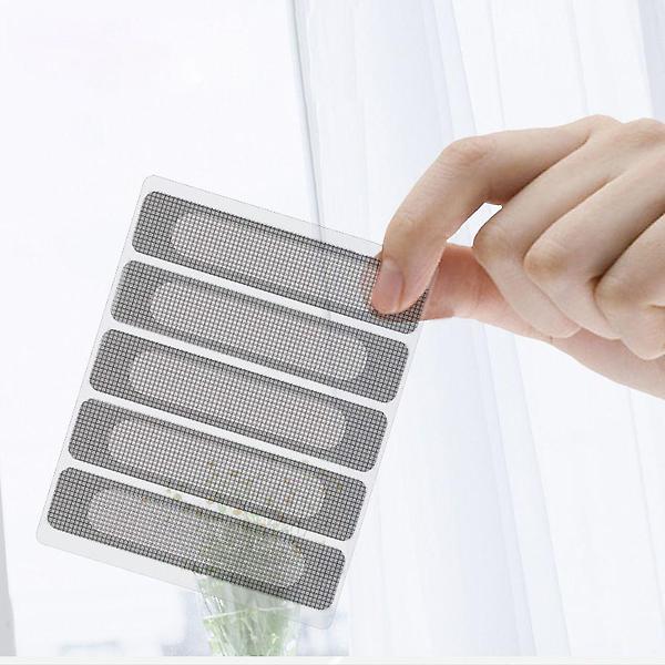  방충망 테이프 모기장 보수 스티커 6cmx15cm 5매세트