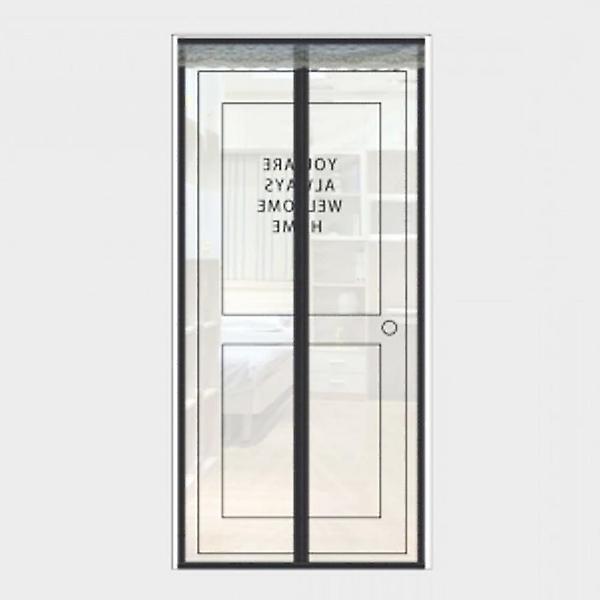  모기장 아트 도어 100x220cm 방충망 문 웰컴 홈