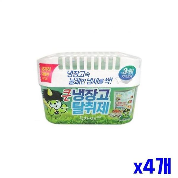  녹차 성분 냉장고 탈취제 대용량 x4개 냉장고방향제