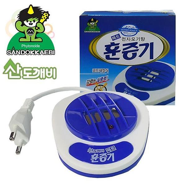  홈토피아 패드훈증기 코드내장 매트전자모기향