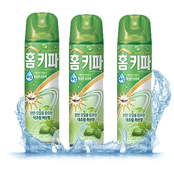  홈키파 수성 모기향 허브향 모기에어졸 3개 모