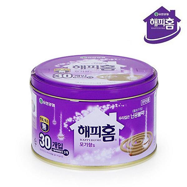  해피홈 가정용 모기향 살충제 모기퇴치 30개입