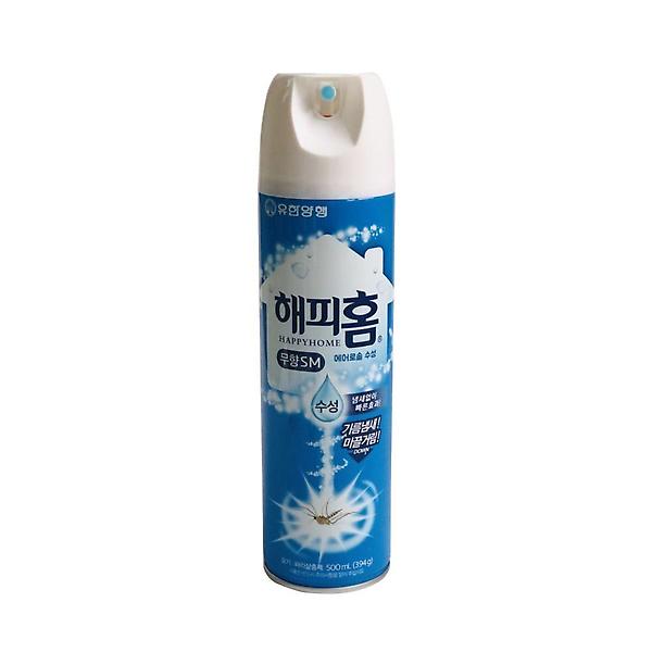  해피홈 뿌리는 모기약 스프레이 수성 무향 500ml 파리