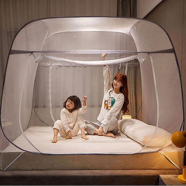  여름 안방 아이방 간편 원터치 모기장 텐트 킹 사이즈