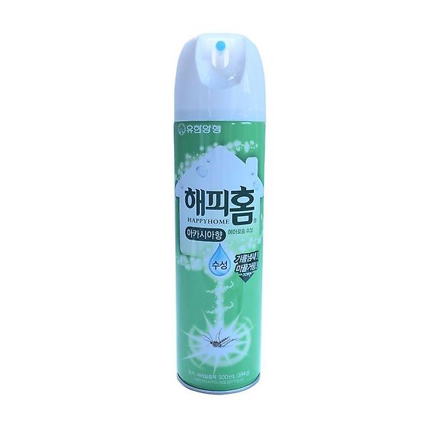  해피홈 모기 스프레이 수성 아카시아 500ml 파리 모기