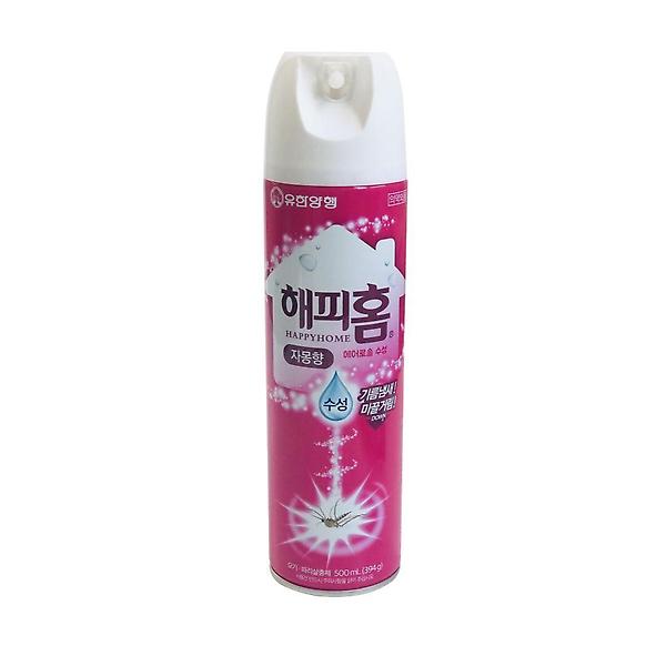  해피홈 뿌리는 모기약 스프레이 수성 자몽향 500ml 파