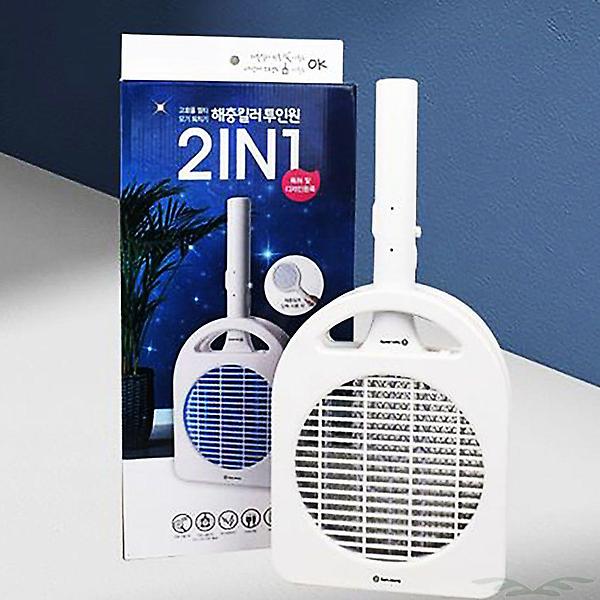  해충킬러 투인원 벌레퇴치기 충전식모기채 기 포충기