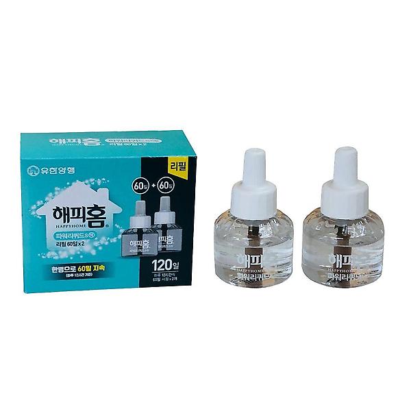  해피홈 스마트 리퀴드 훈증기용 액체 모기약 리필 120