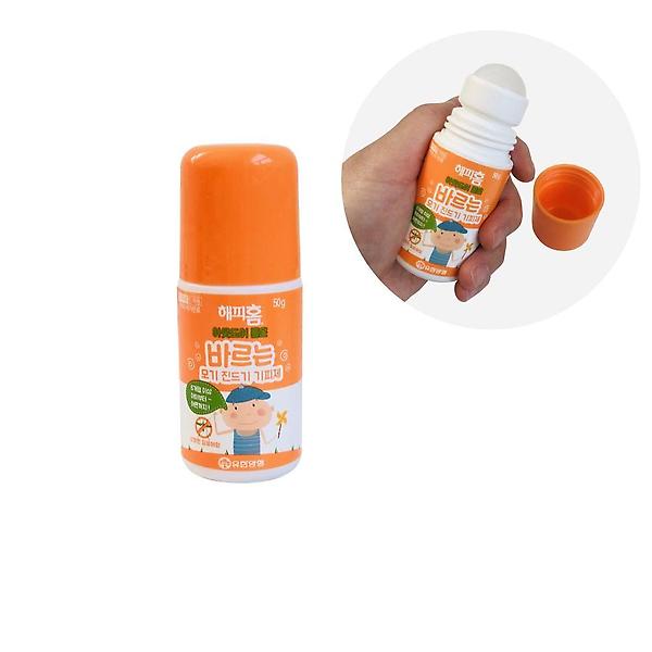  해피홈 몸에 바르는 진드기 모기 기피제 롤온 50g