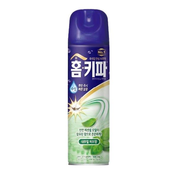  홈키파 모기약 스프레이 수성 에어졸 허브향 500ml