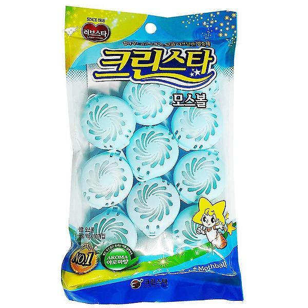  크린스타 모스볼(10개입) 나프탈렌 방충제 좀벌레제거