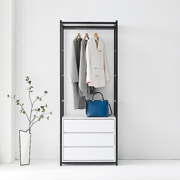  아이앤 제니아 800 시스템 드레스룸 3단 서랍 행거 SY