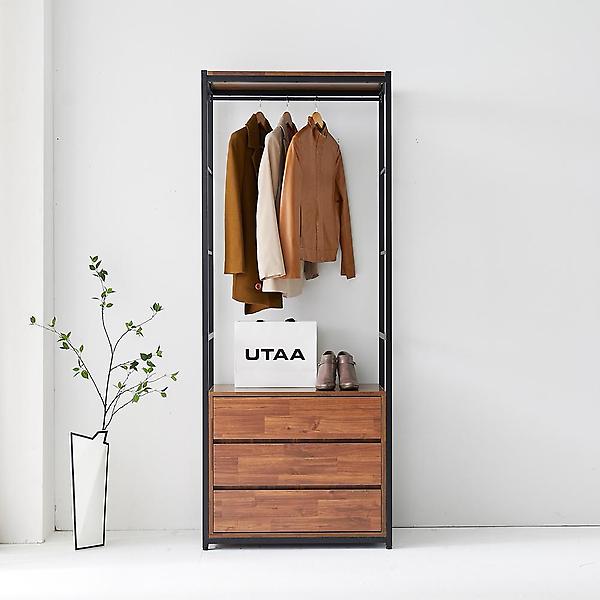  아이앤 제니아 800 시스템 드레스룸 3단 서랍 행거 SY