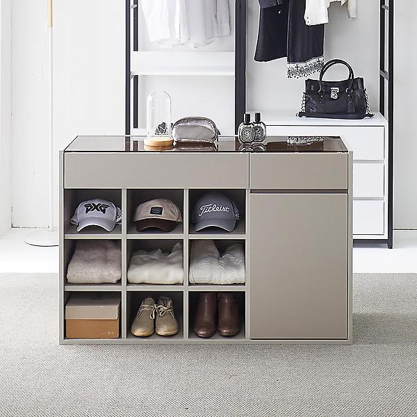  아이앤 제니아 1200 시스템 드레스룸 아일랜드 오픈 서랍장 SY