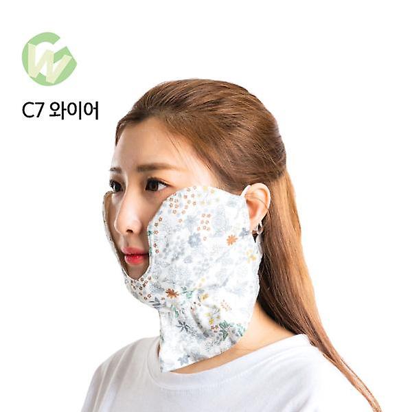  고운골프 C7 플라워 와이어 마스크 GW18USMS7C