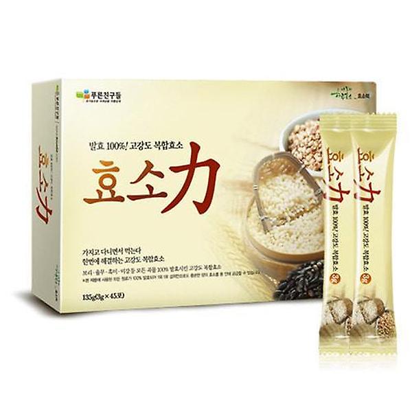 푸른친구들 효소력 3g X 45포 - 곡물효소 발효식품 영양식