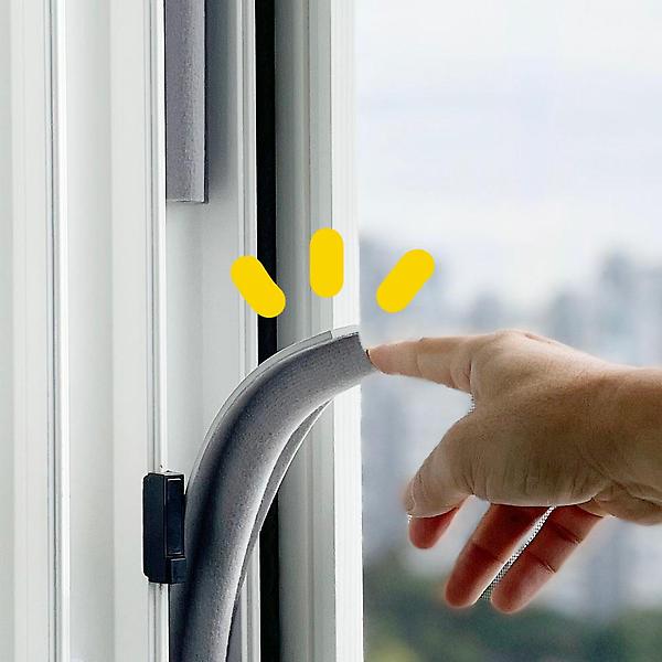  에코와이드 끼우는 문풍지 창문 틈새막이 소음 외풍차단 창틀 바람 막이 샷시 틈막이