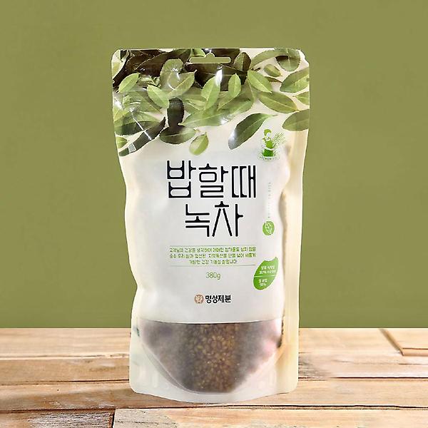  [명성제분] 밥할때 녹차(380g) (파우치형)