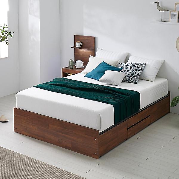  아이앤 레버티 무헤드 수납 침대 프레임 퀸 SY